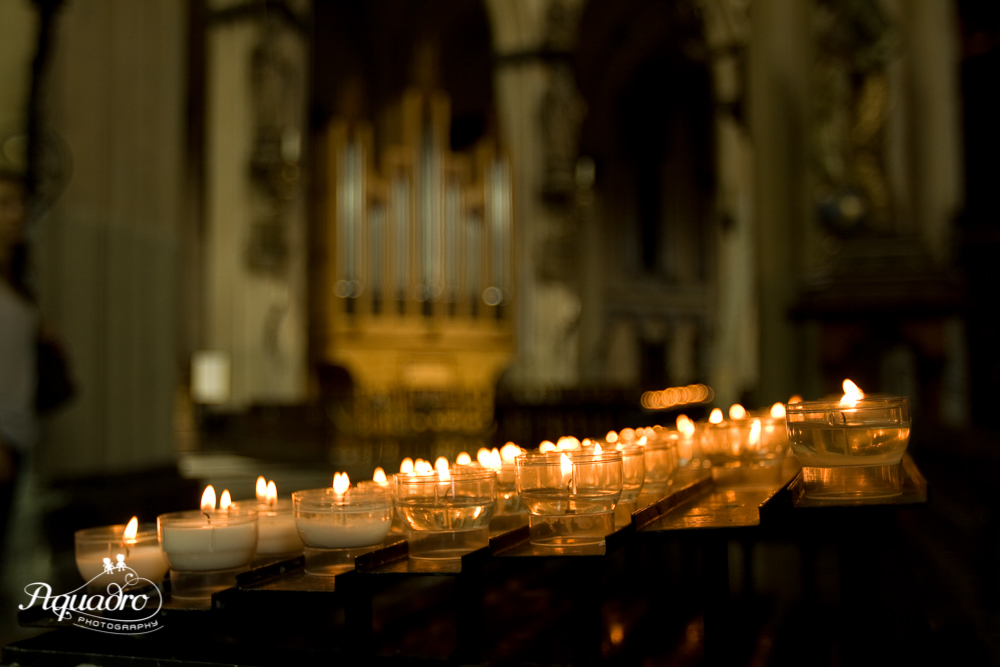 Belgium Cathedral Candles