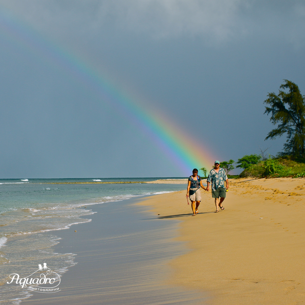 Rainbow Hawaii Beach Walk