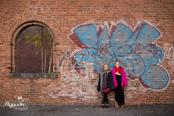 Posing By Street Art