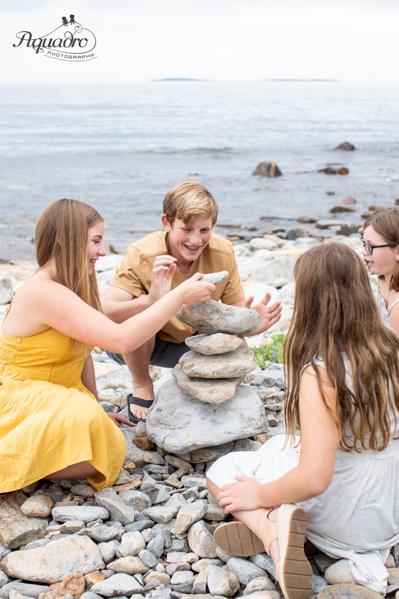 Family Photography at Acadia Seawall (Copy) (Copy)