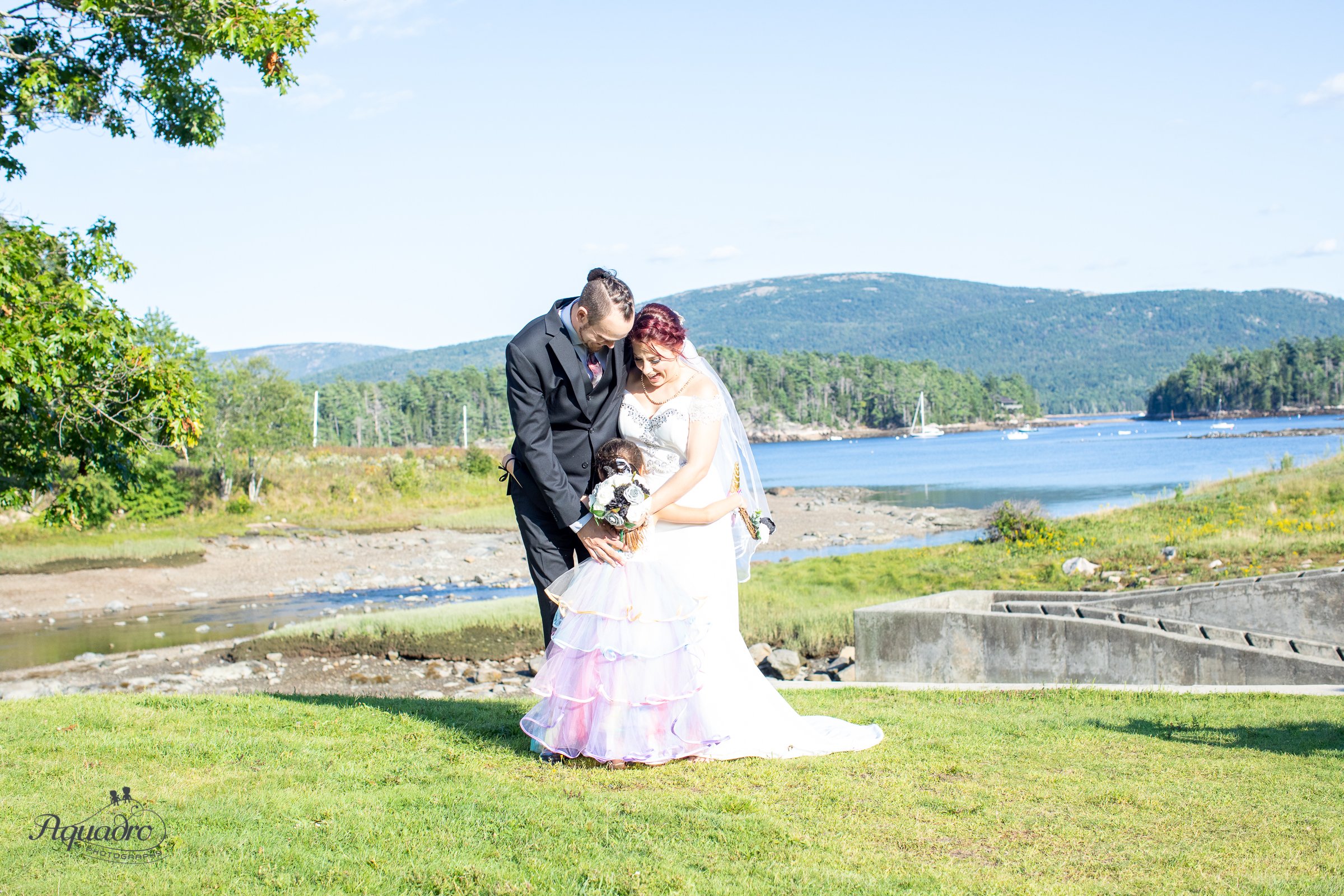 A Small Wedding at the Somesville Bridge on Mount Desert Island,