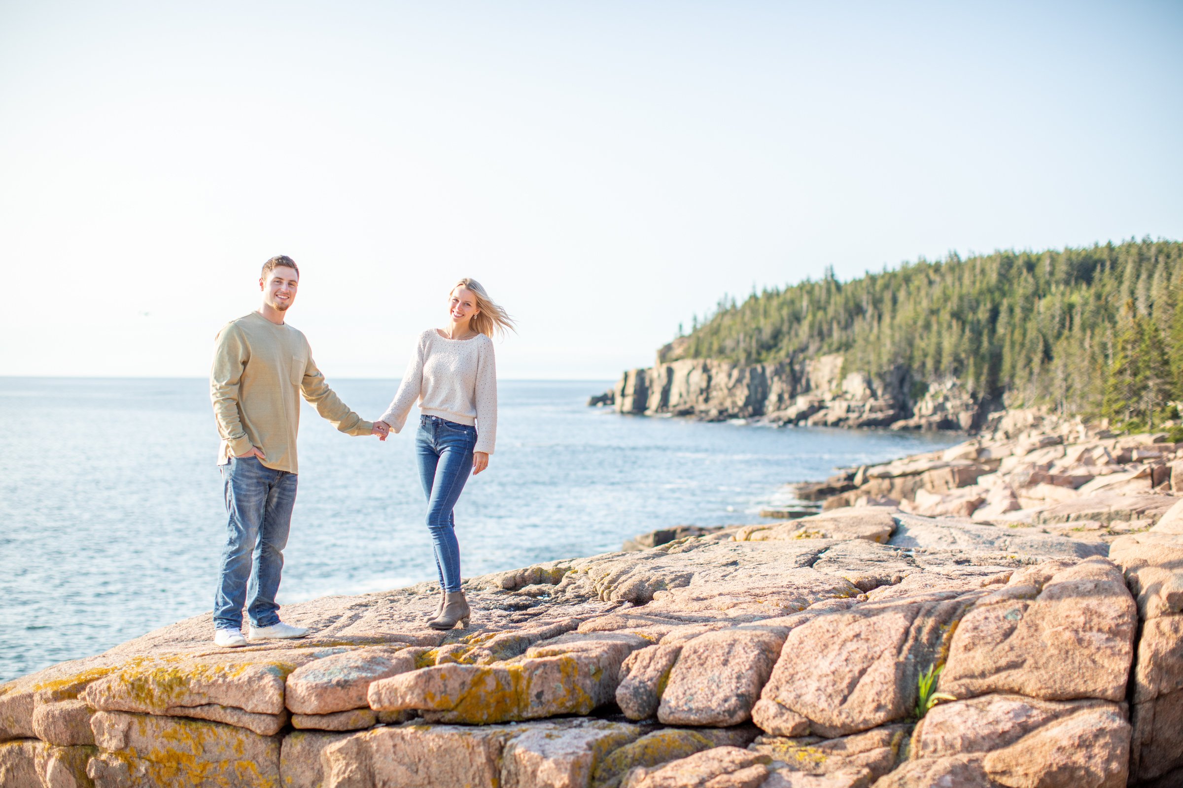 Engagement Session Ocean Path Acadia