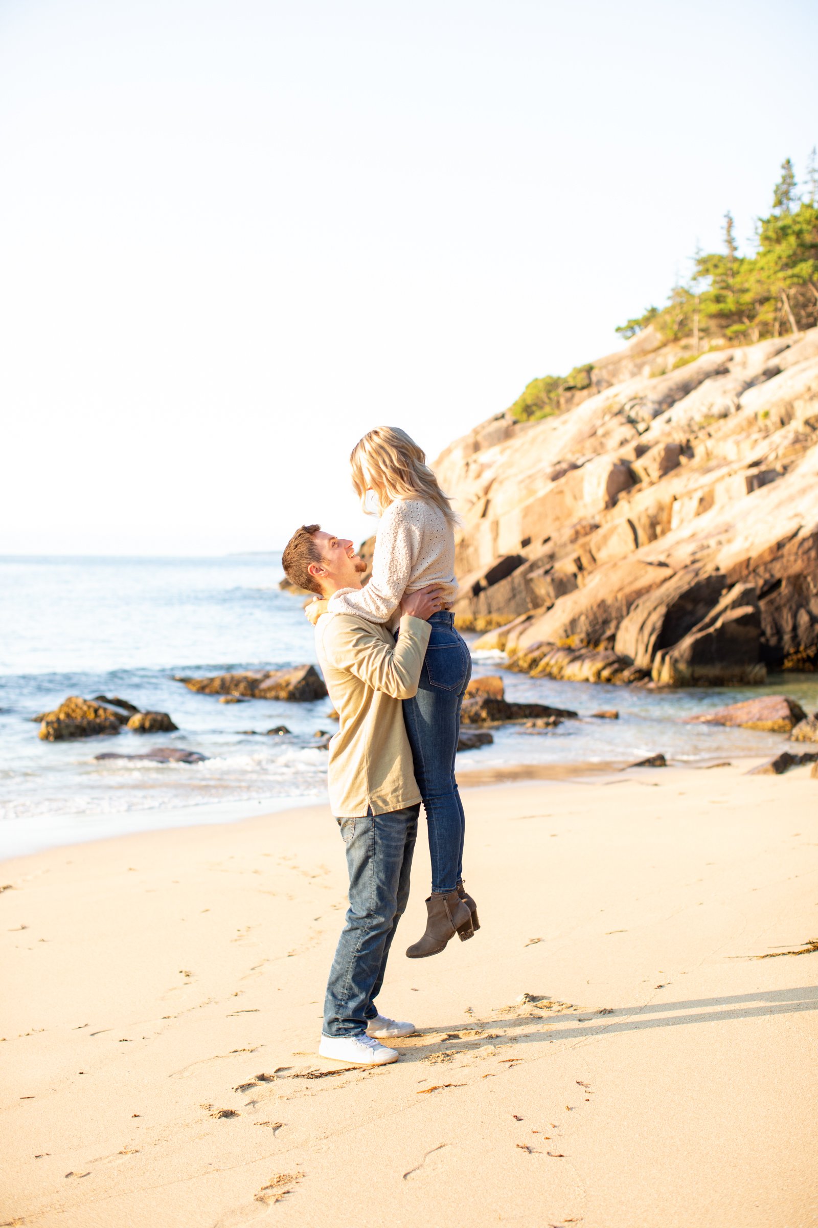 Engagement Session Ocean Path Acadia