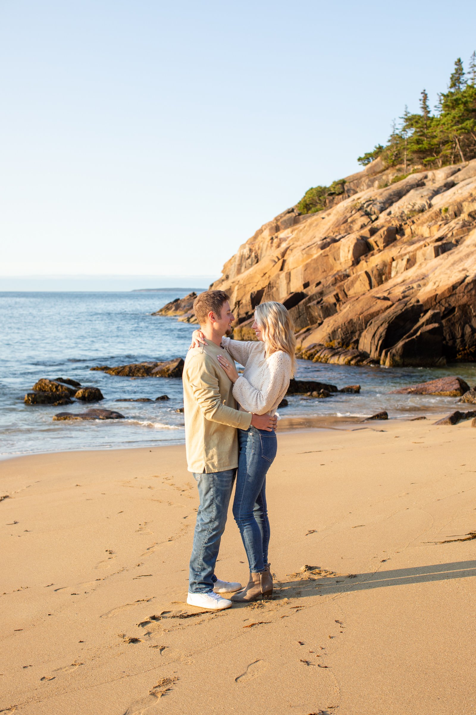 Engagement Session Ocean Path Acadia