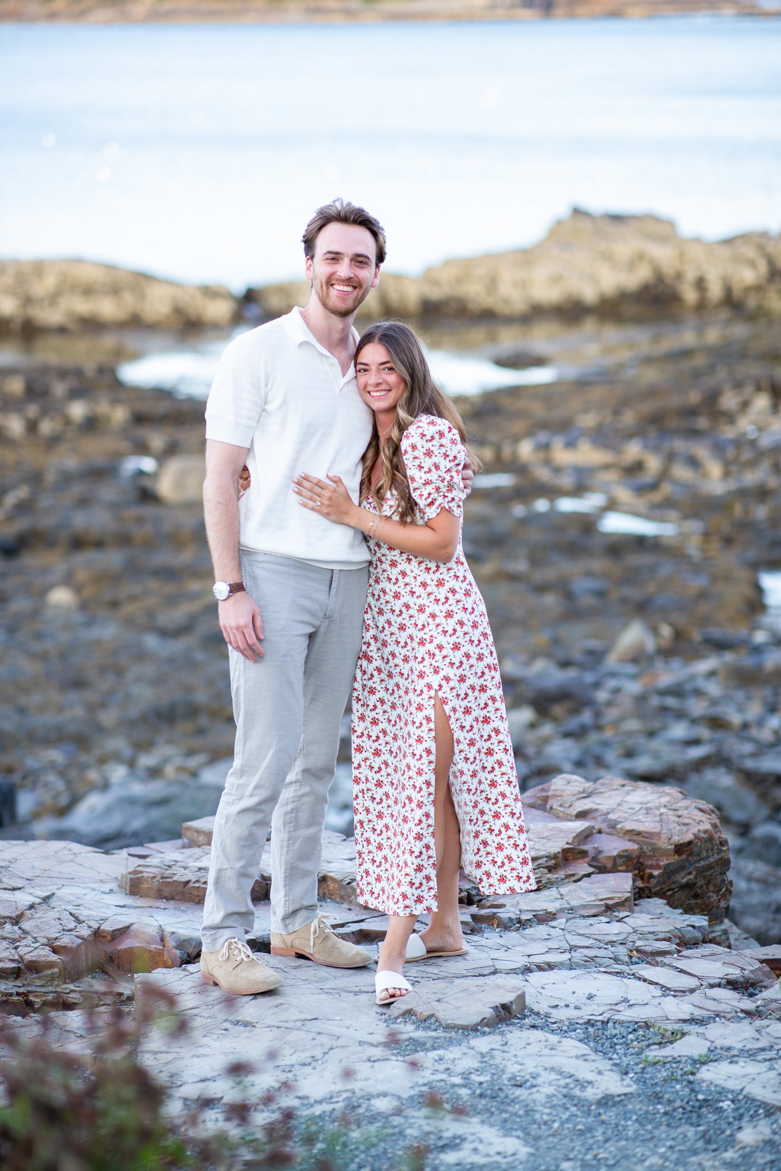 Surprise Proposal on Acadia Shore Path