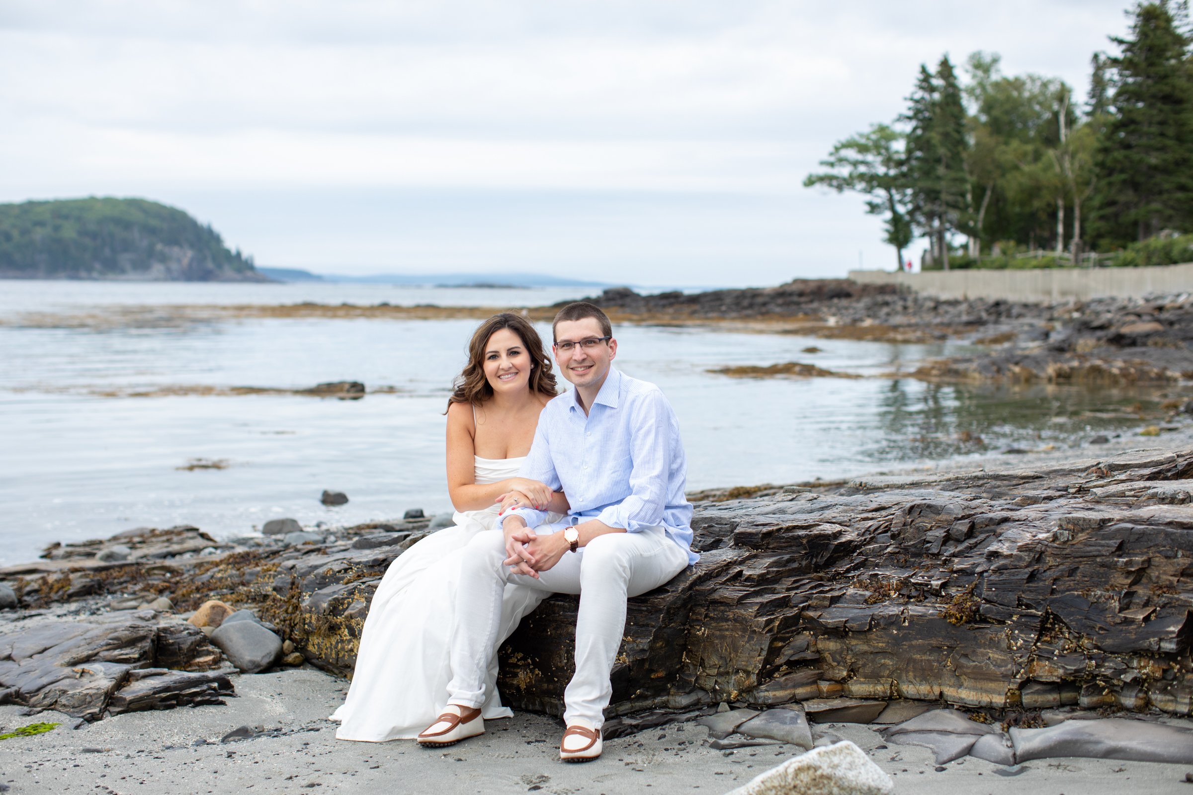 Family Photos on Shore Path