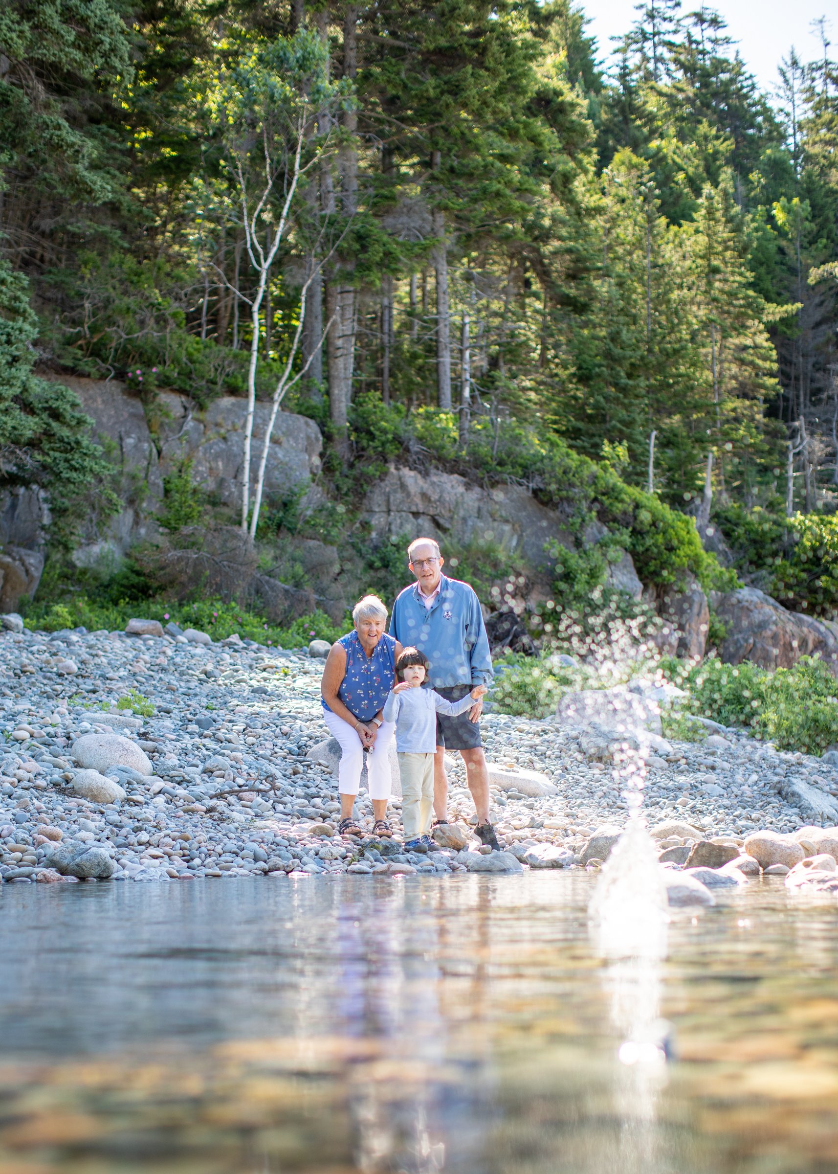 Family Photography Session on Acadia Beach