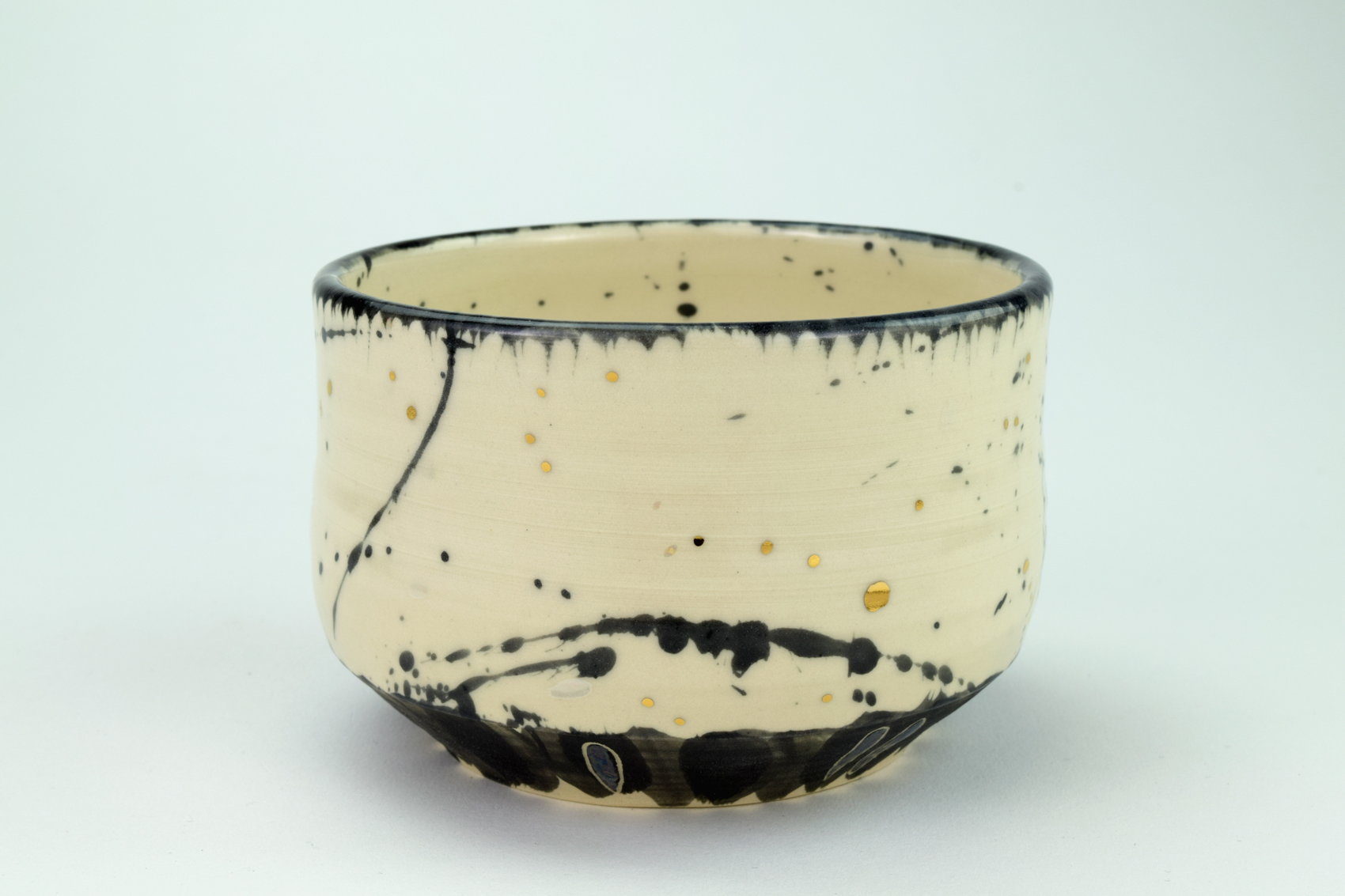 gold matcha bowl