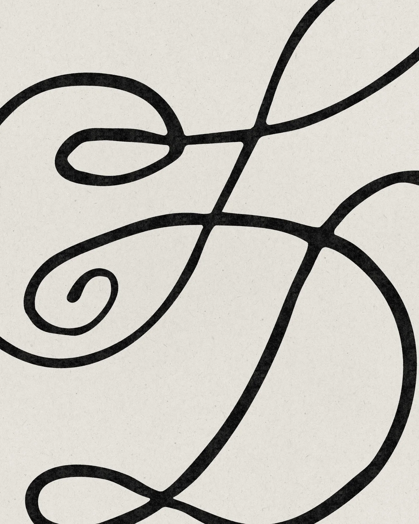 Hand-drawn, authentic, fluid in motion: sneak peek of a brandmark from a project I can&rsquo;t wait to share more of 🤎