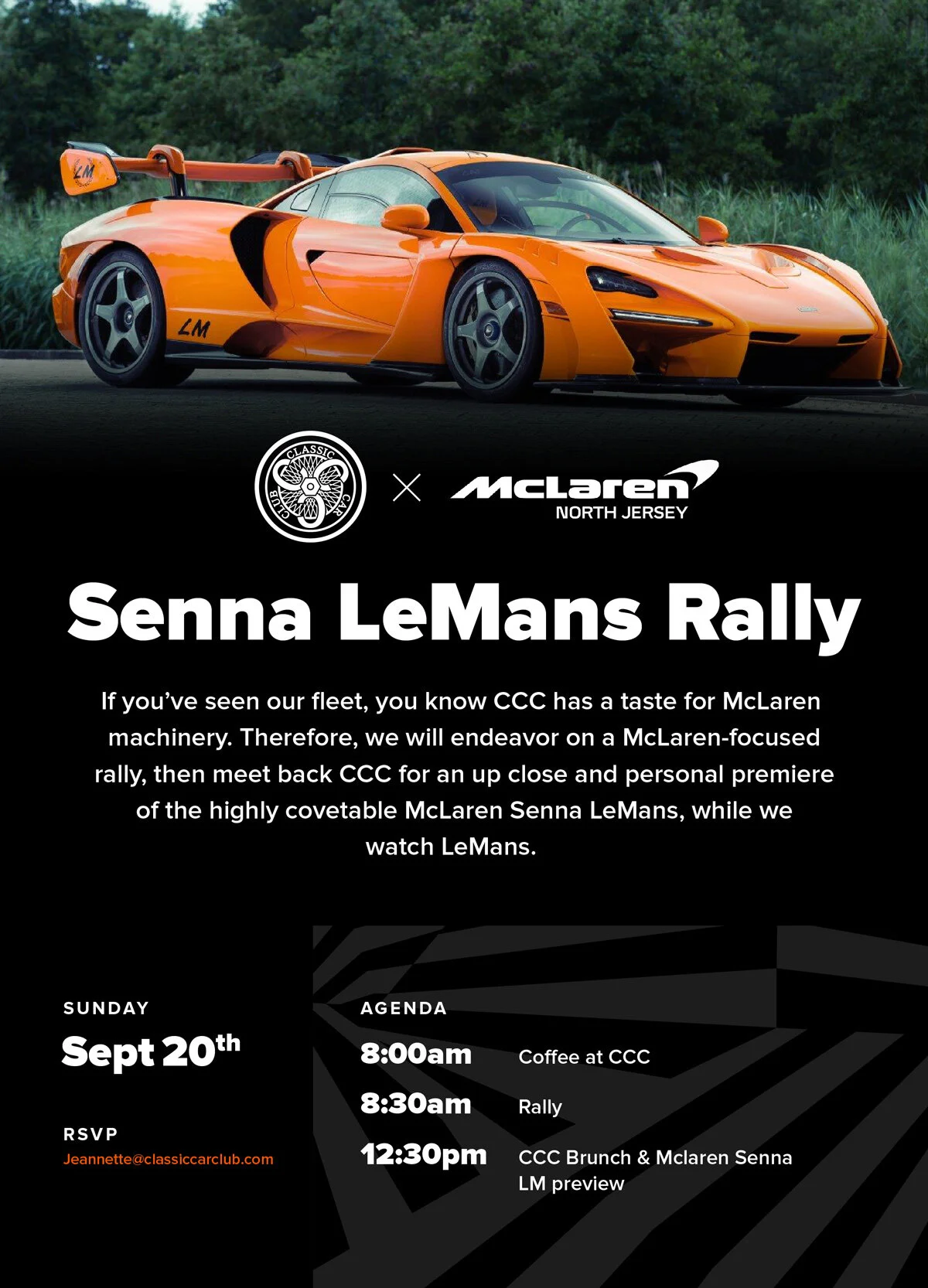McLaren Rally with Classic Car Club Manhattan