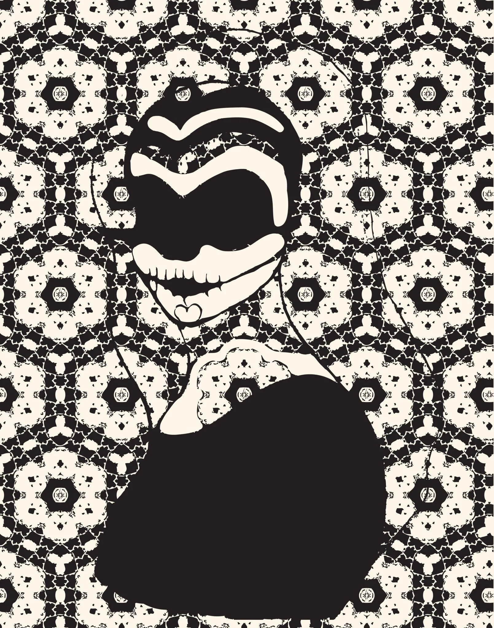 La Novia Muerta, No. 2. Screen print on paper.