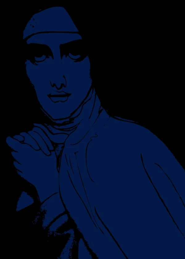 Apparition: Saint Teresa of Avila. Screen print on paper.
