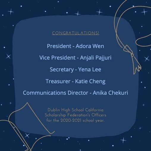 Congrats to our new board members!