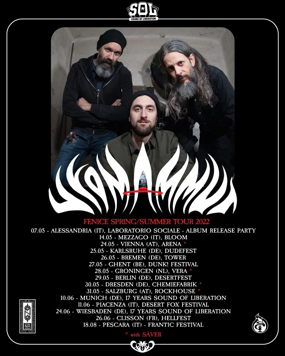 UFOMAMMUT Kicking Off European Tour Today! New Album, "Fenice", Out Now On Neurot Recordings!