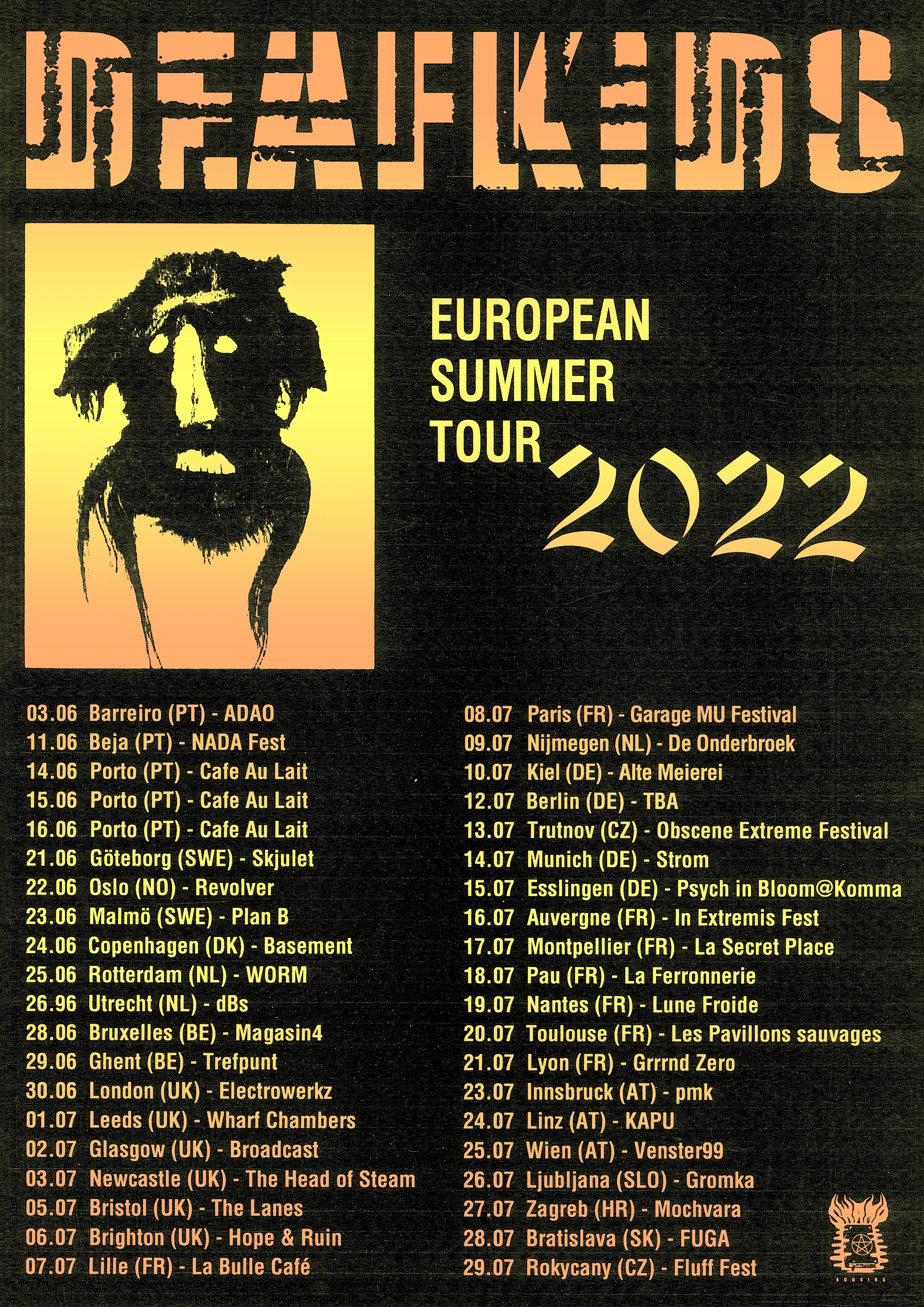 DEAFKIDS ANNOUNCE HEADLINE TOUR DATES THIS JUNE AND JULY