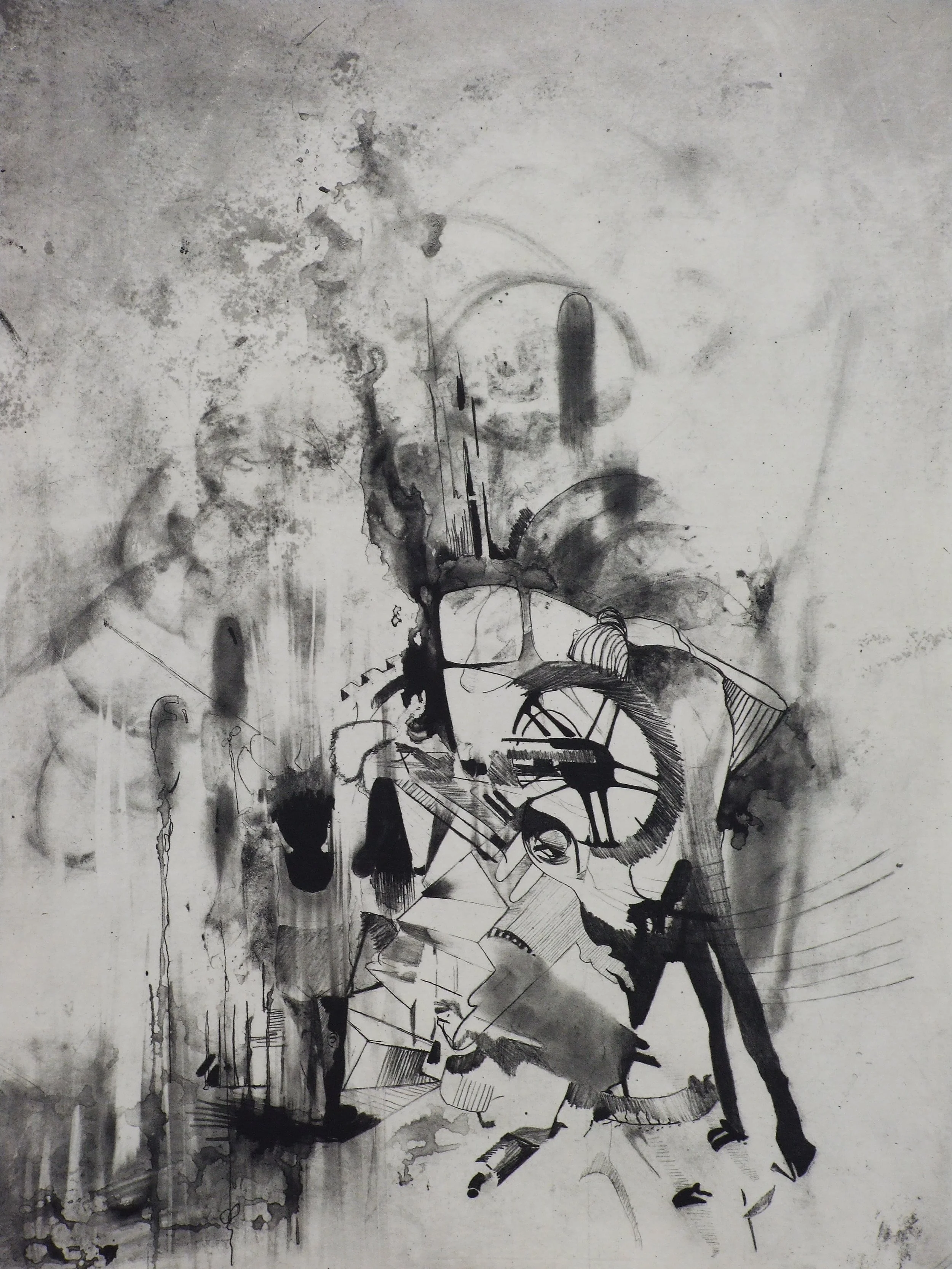 Walk down memory lane, 2010 22" x 30" Photogravure 