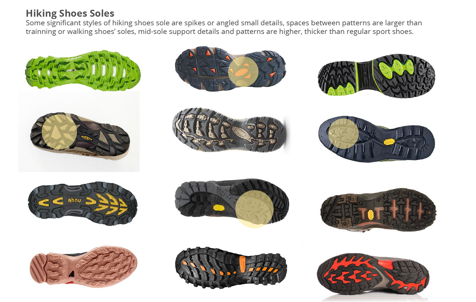 hiking shoes sole