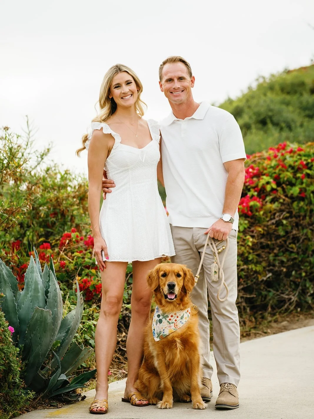 Engagement photos in full bloom! 
Really looking forward to doing @breerich &lsquo;s wedding day glam! She will be a stunning bride! 👰&zwj;♀️ 
Photos by @whenandwherephotos 
.
.
.
#ocmakeupartist #ochairstylist #engagementmakeup #ocmua #orangecounty