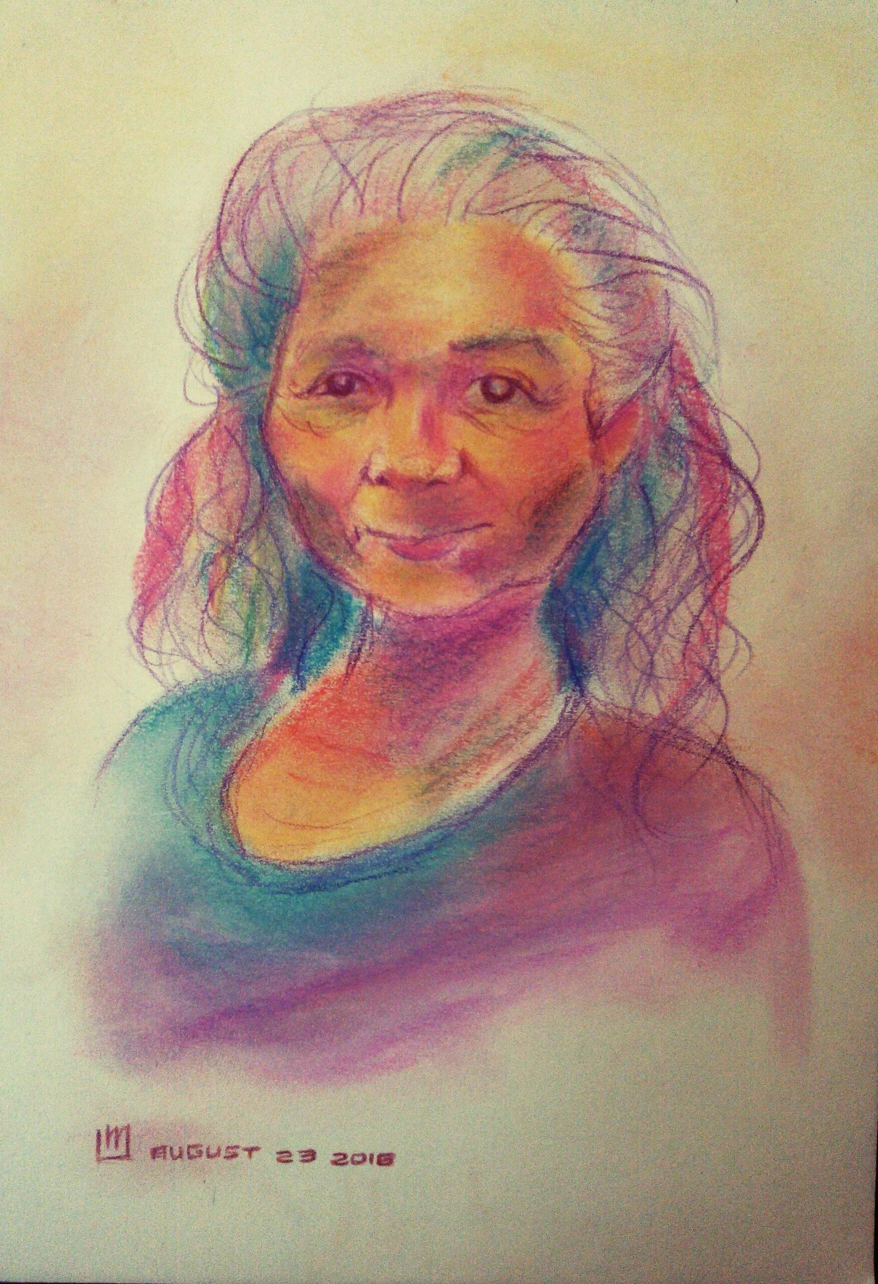  "You know, it might sound curious, but I don't want to keep this portrait. No, I don't want to keep it at all."  "It shows too much vulnerability, and age. Age."  Pecs, Hungary. 