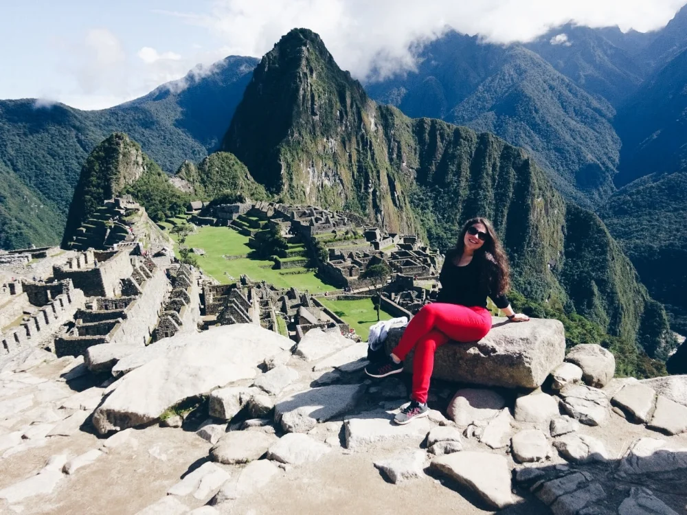 Carolyn in Machu Picchu