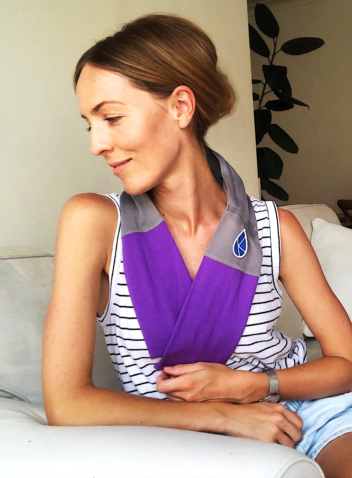 Wearing my Koldtec Ice Towel