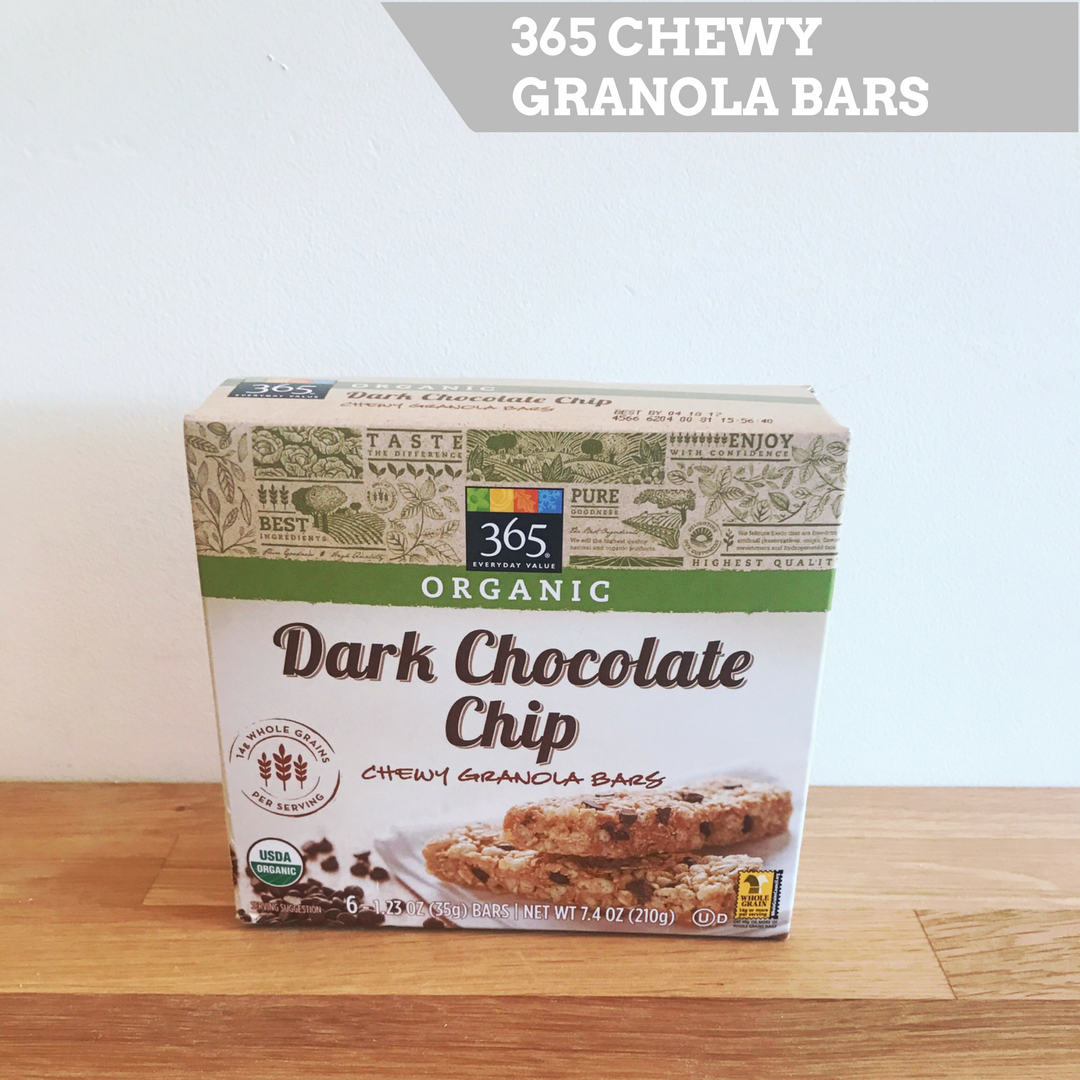 365 Everyday Value Organic Dark Chocolate Chip Chewy Granola Bars
