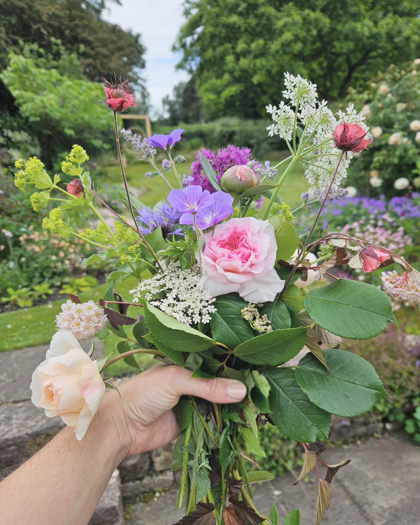 - J U N E -

Starting the 1st of June in the garden &amp; taking a home grown bunch of blooms to my parents. Sunday is definitely my favourite day of the week!