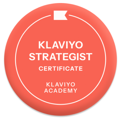 Certificat Klaviyo Stratégie
