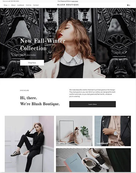 Site Internet Mode Luxe Design