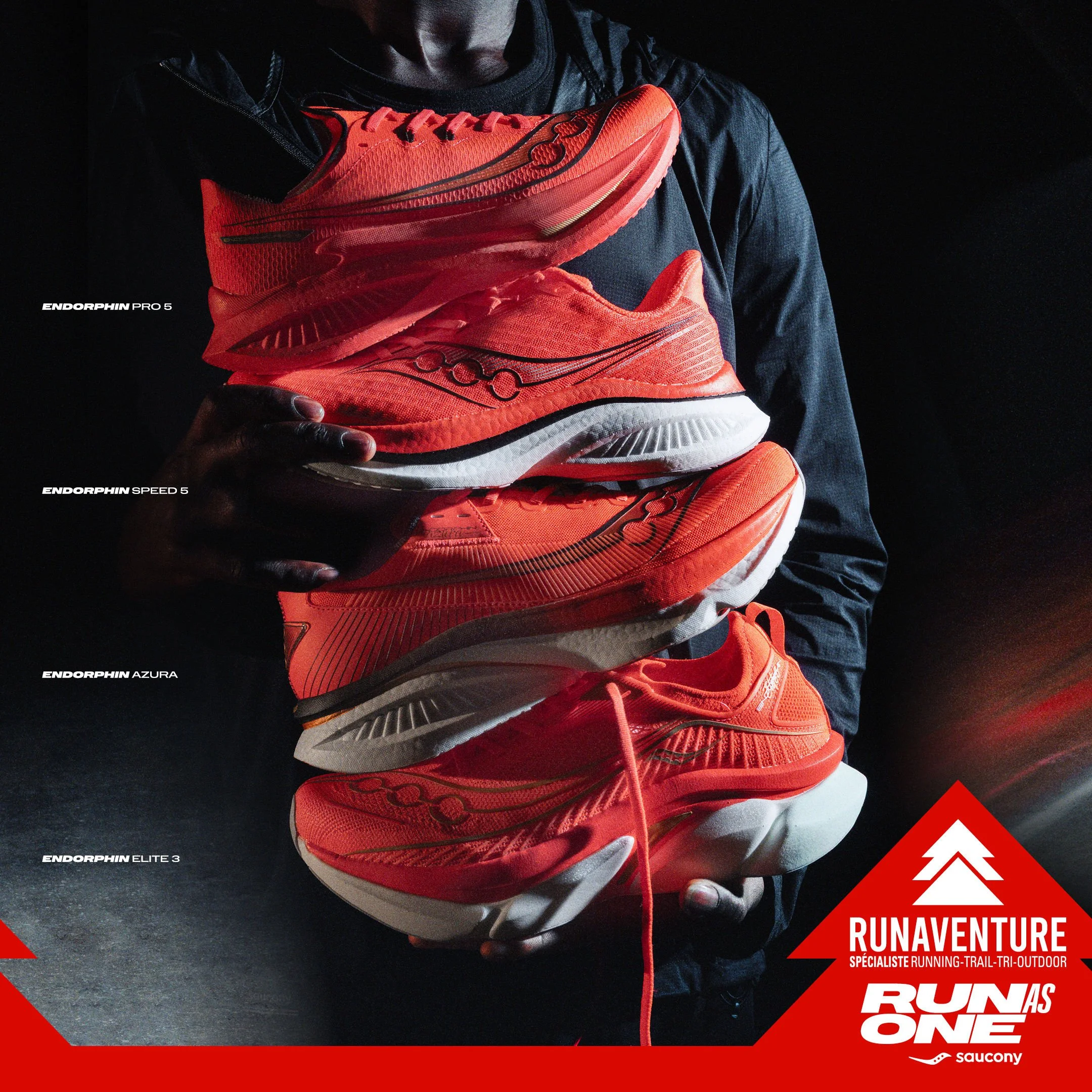 DP MEDIAS RUN AVENTURE SAUCONY Endorphin Series