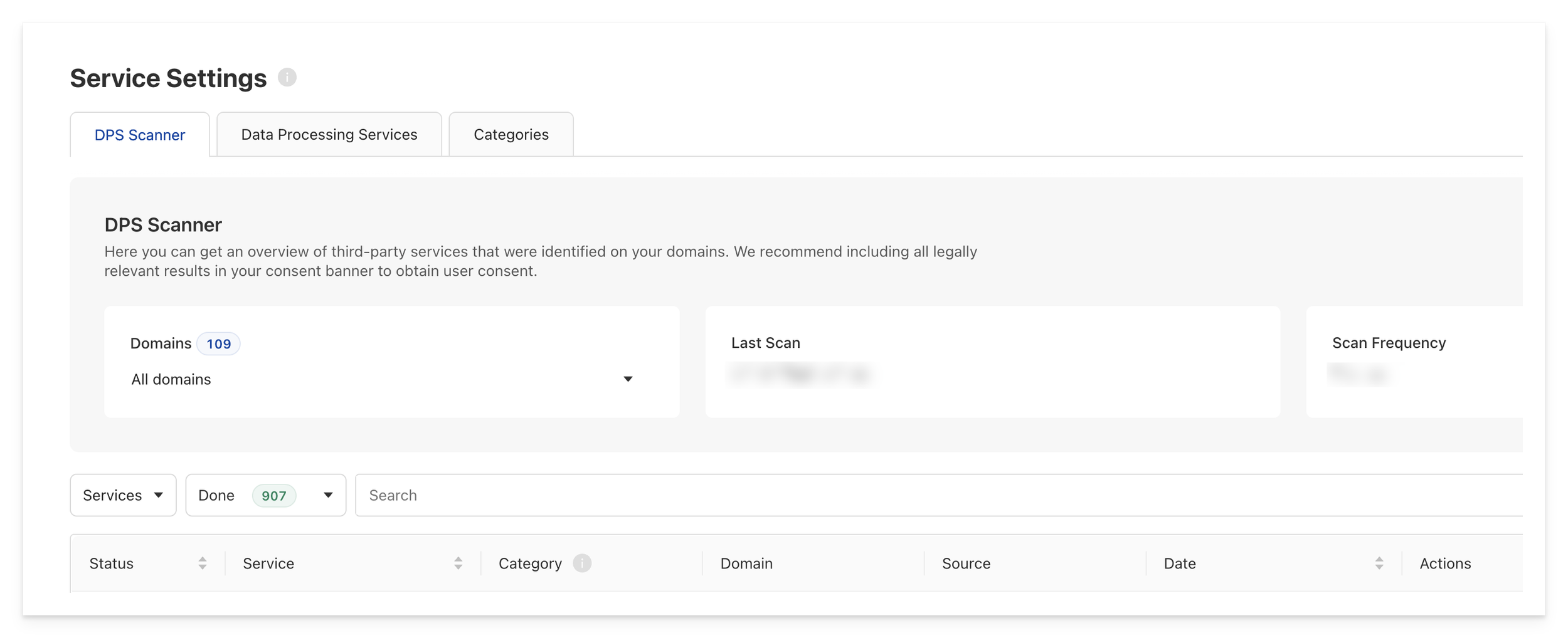 Services RGPD Usercentrics