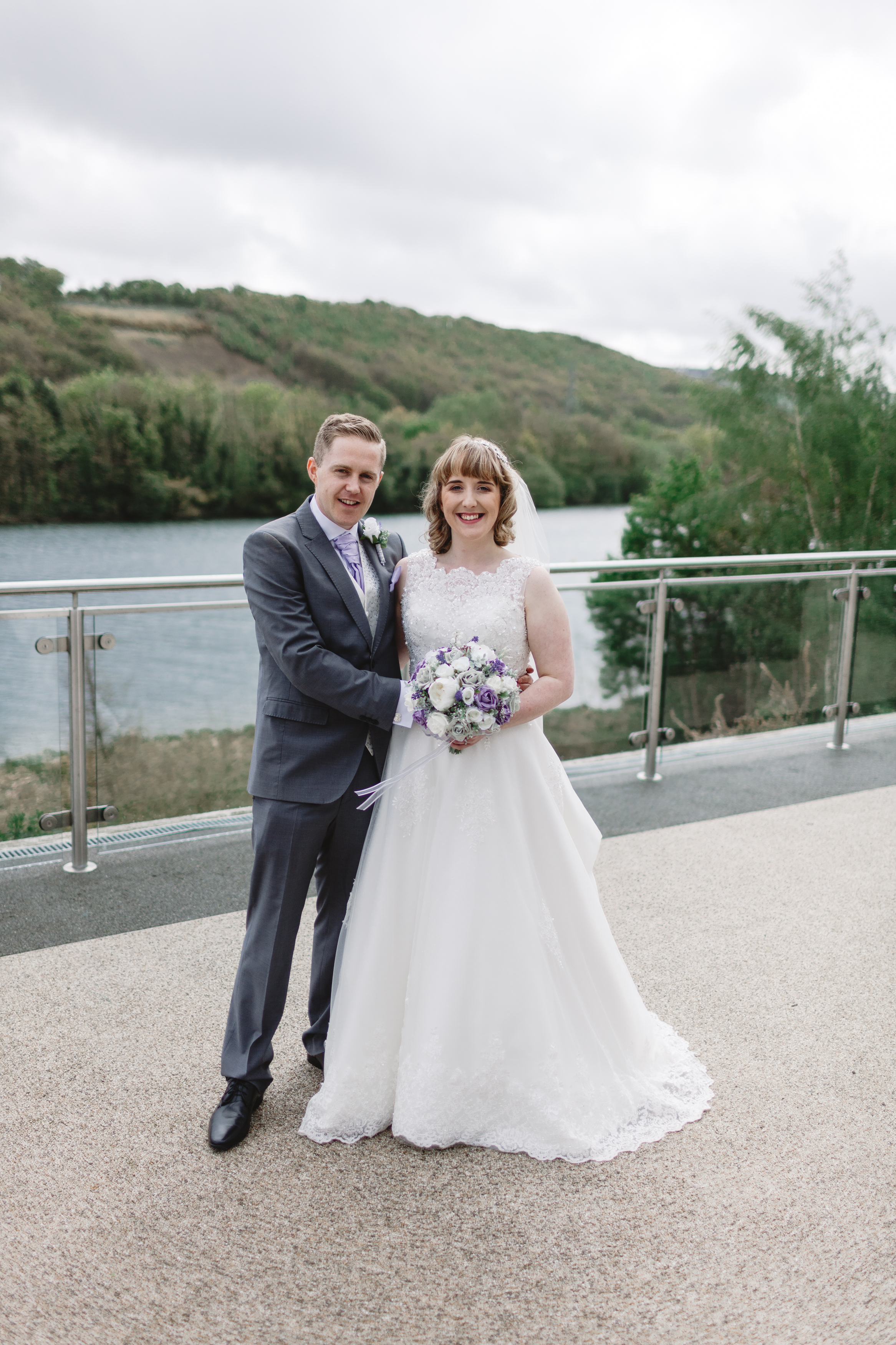 Bride and groom portrait
