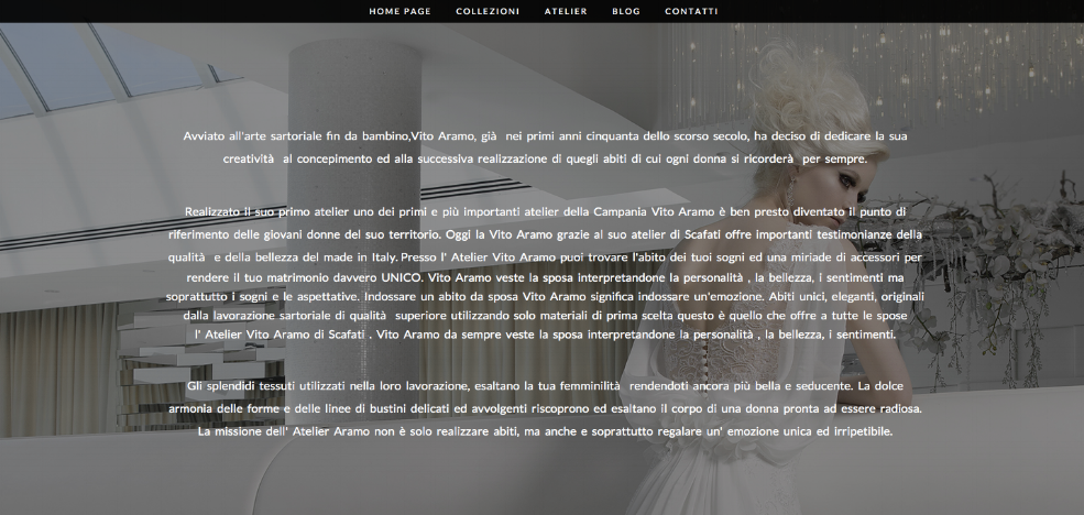 Sito Ufficiale Atelier Vito Aramo Sposi Scafati. Collezione Abiti da Sposa, da Sposo e da Cerimonie - Home Page 5.png