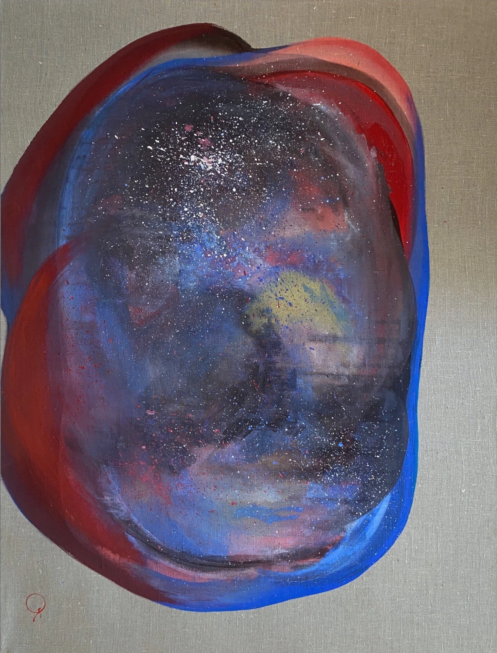   immensity  acrylic on raw linen | 2022 | 100x76cm 