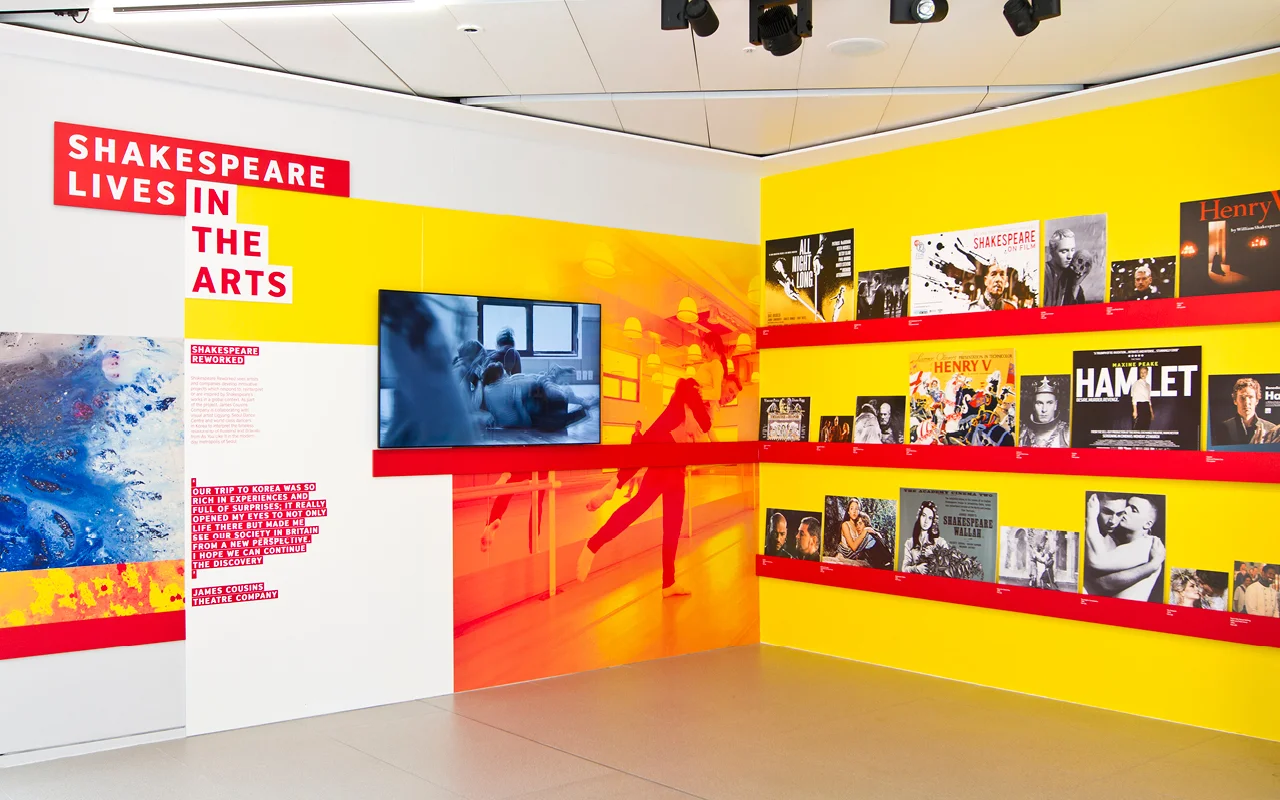 Pop-up exhibition at British Council HQ designed by Alphabetical