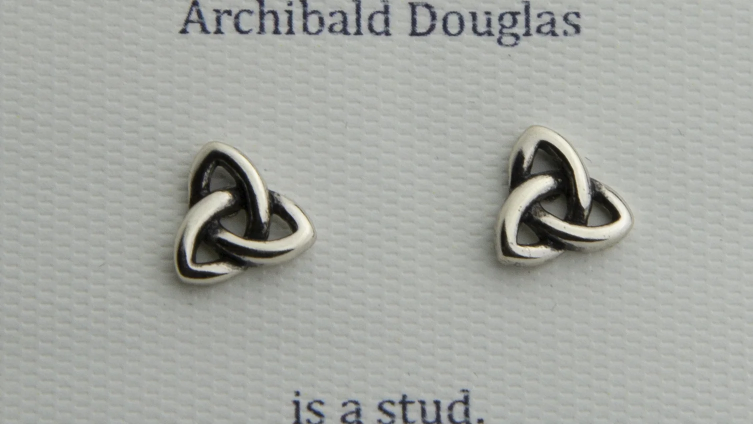 Celtic knot studs