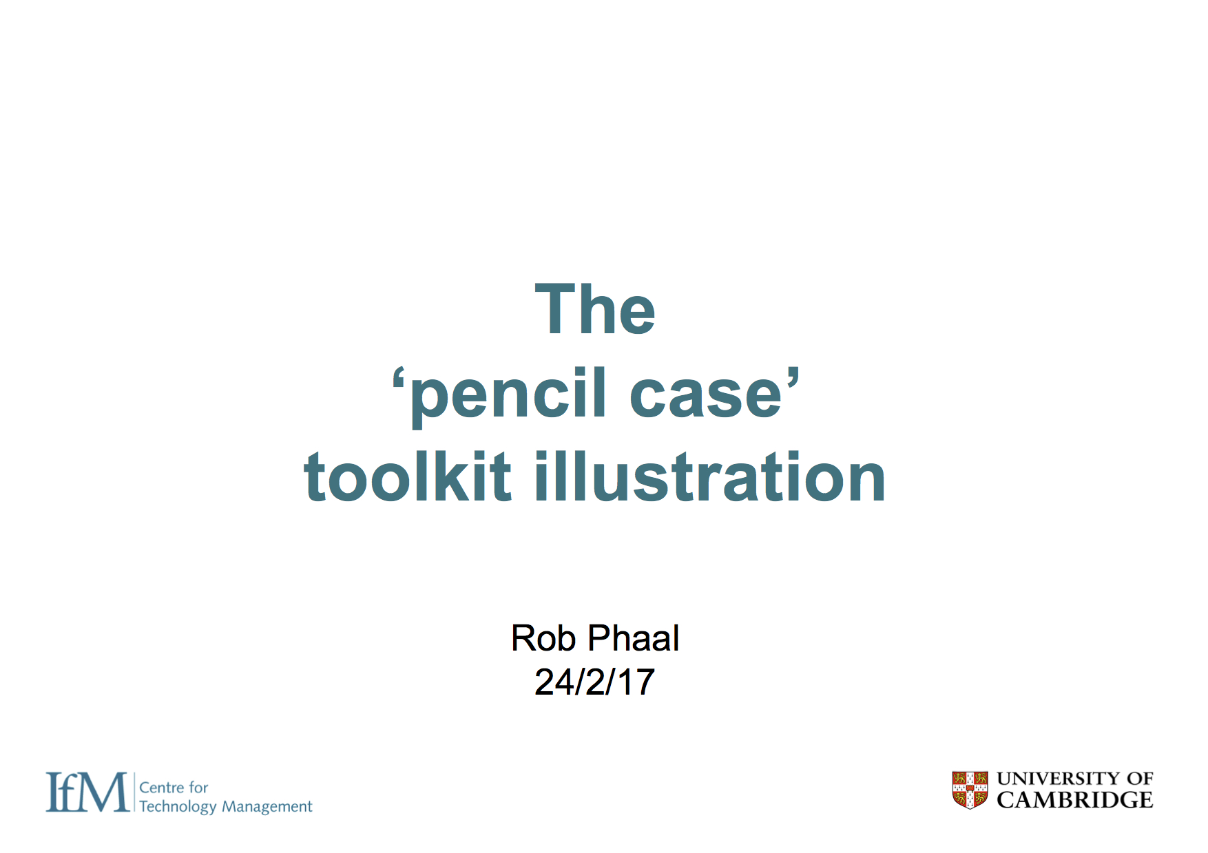  This slideshow demonstrates how three generic tools can combine at two levels to create a scalable toolkit platform, focusing on the simple 'pencil case'. 