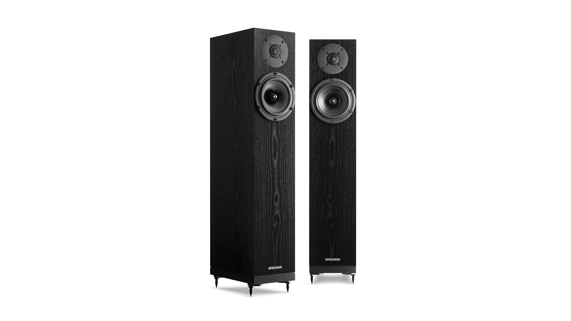 Spendor A2 Floorstanding Speaker (black ash) in Winnipeg at Creative Audio
