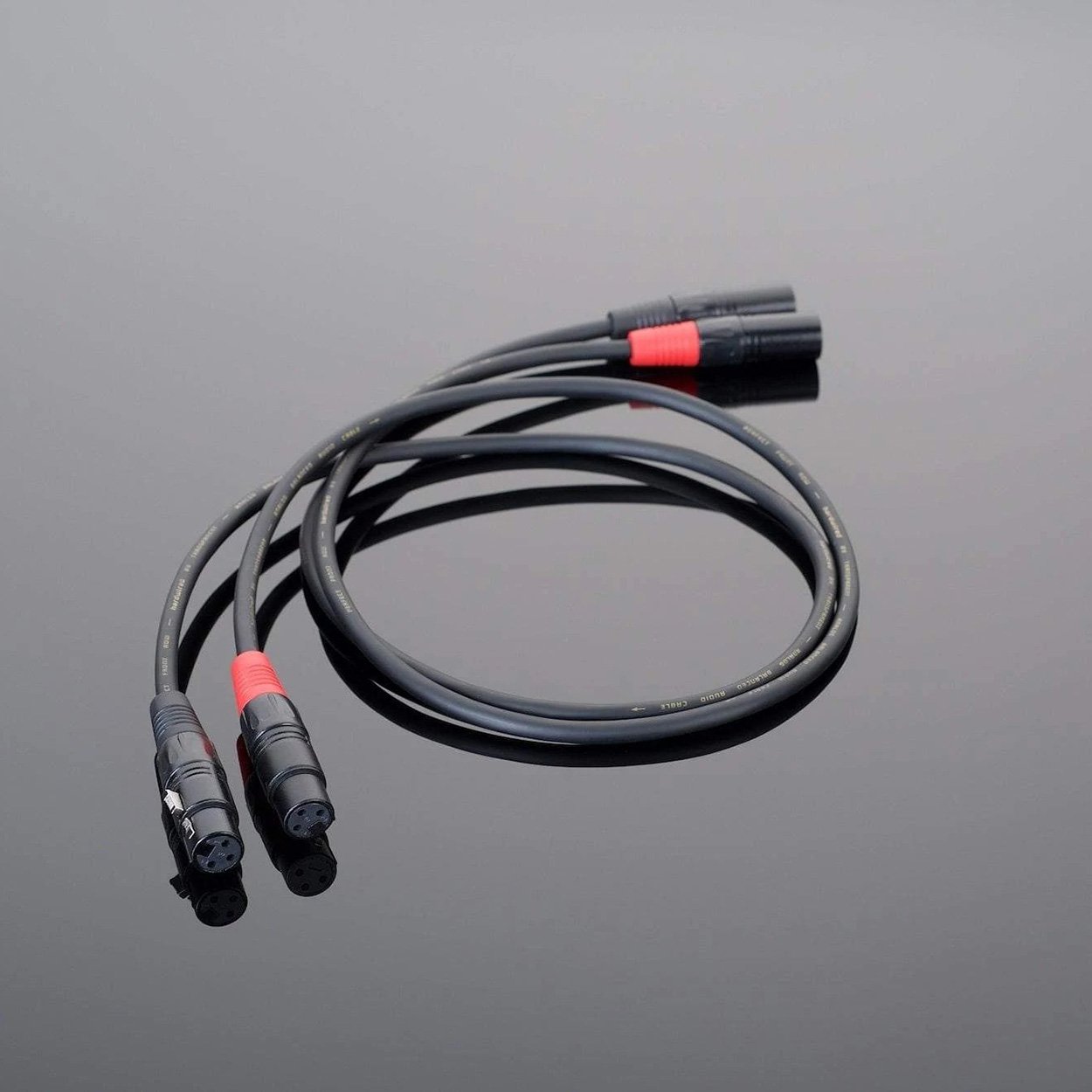 Transparent Hardwired XLR Cable