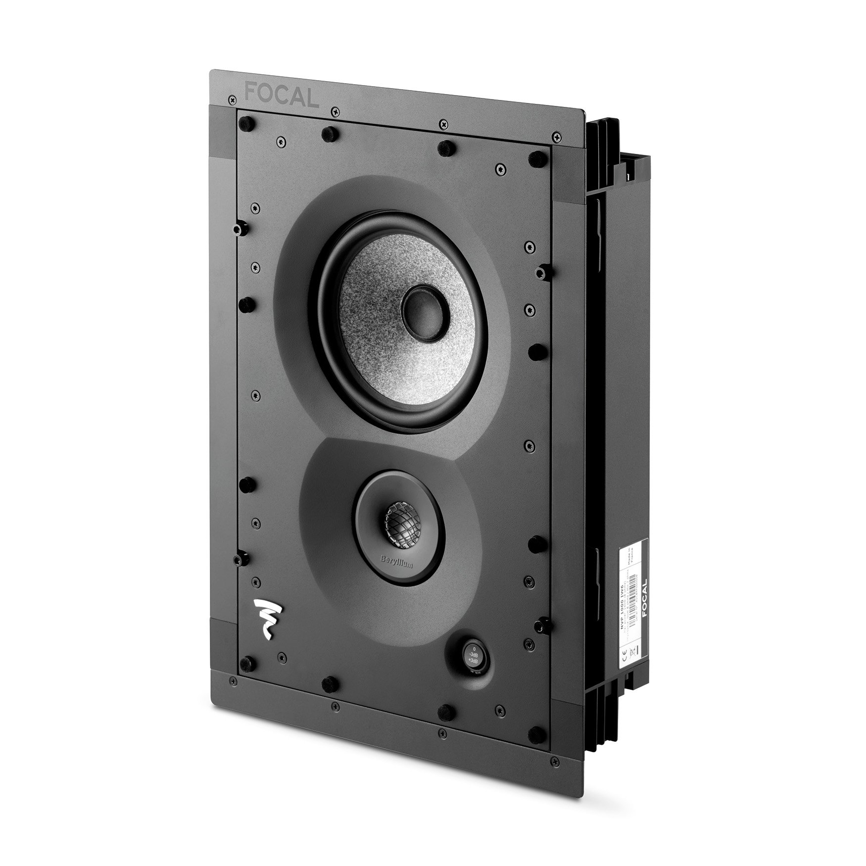 Focal 1000 IW6 Premium In-wall speaker in Winnipeg at Creative Audio (side view)