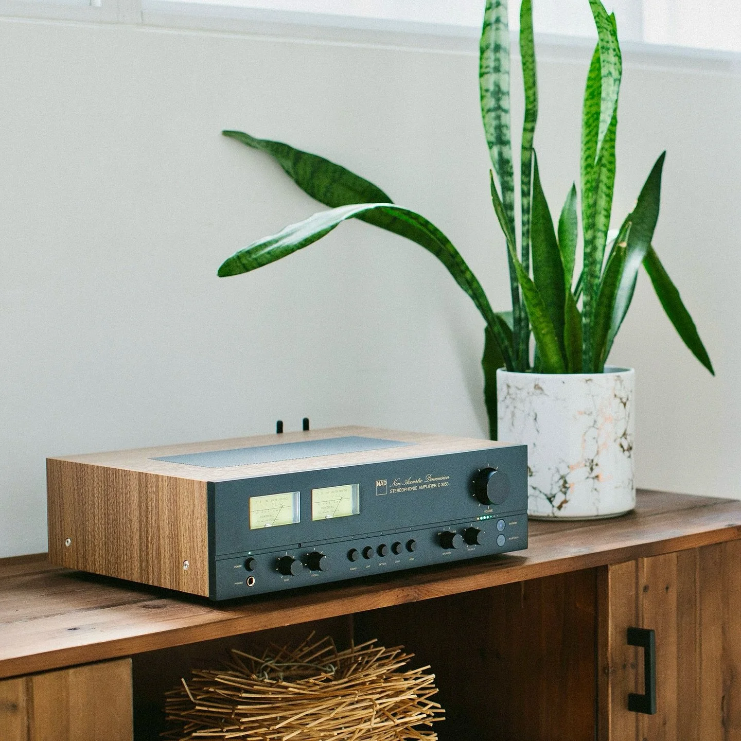 It&rsquo;s hard not to love the NAD C 3050. The walnut cabinet, analog VU meters, and vintage script on the front panel make for a timeless design. Outfit it with the optional BluOS streaming card and this retro chic amplifier is now bang up to date 