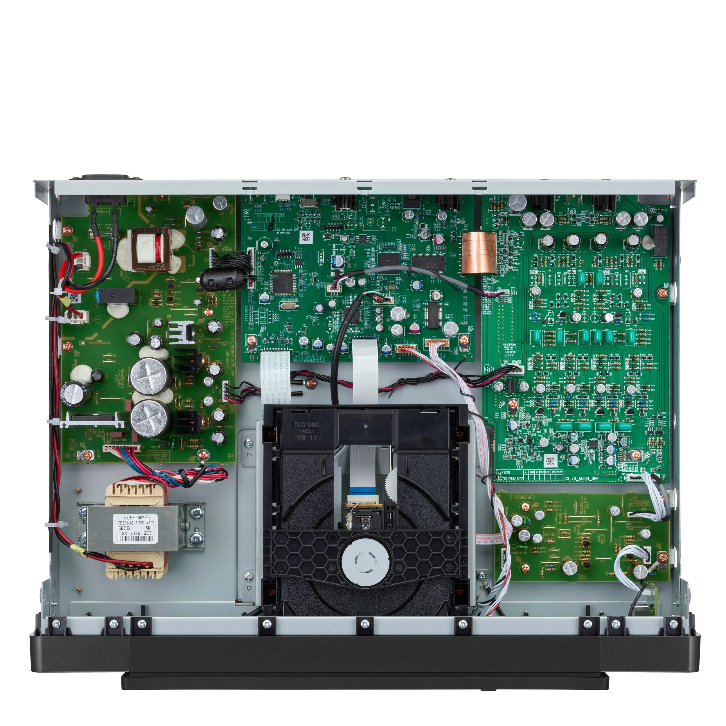 Inside view of the Marantz CD 70 CD player.