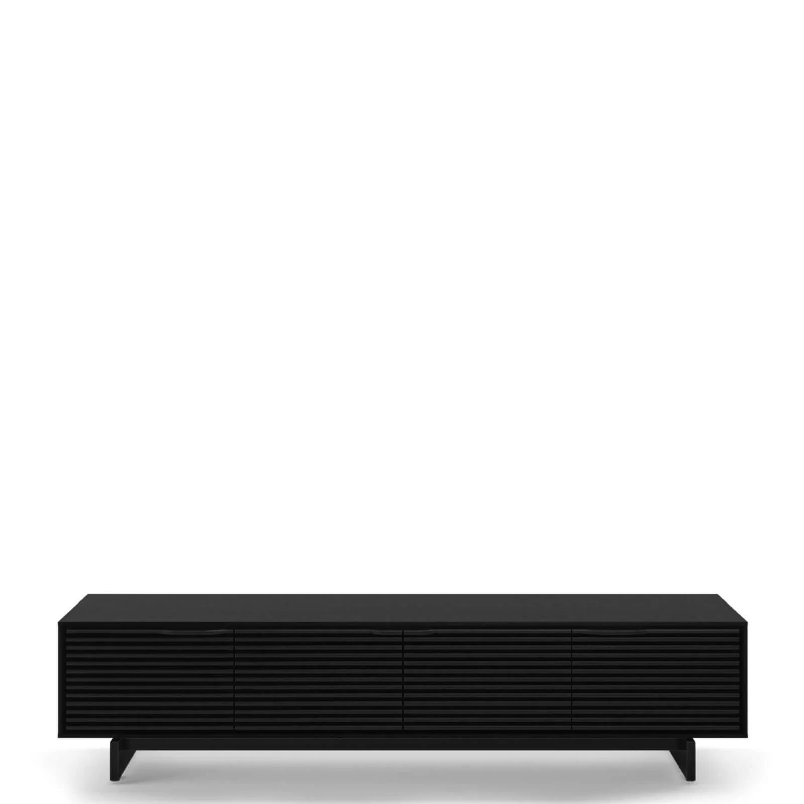 BDI Align 7473 Media cabinet in black.