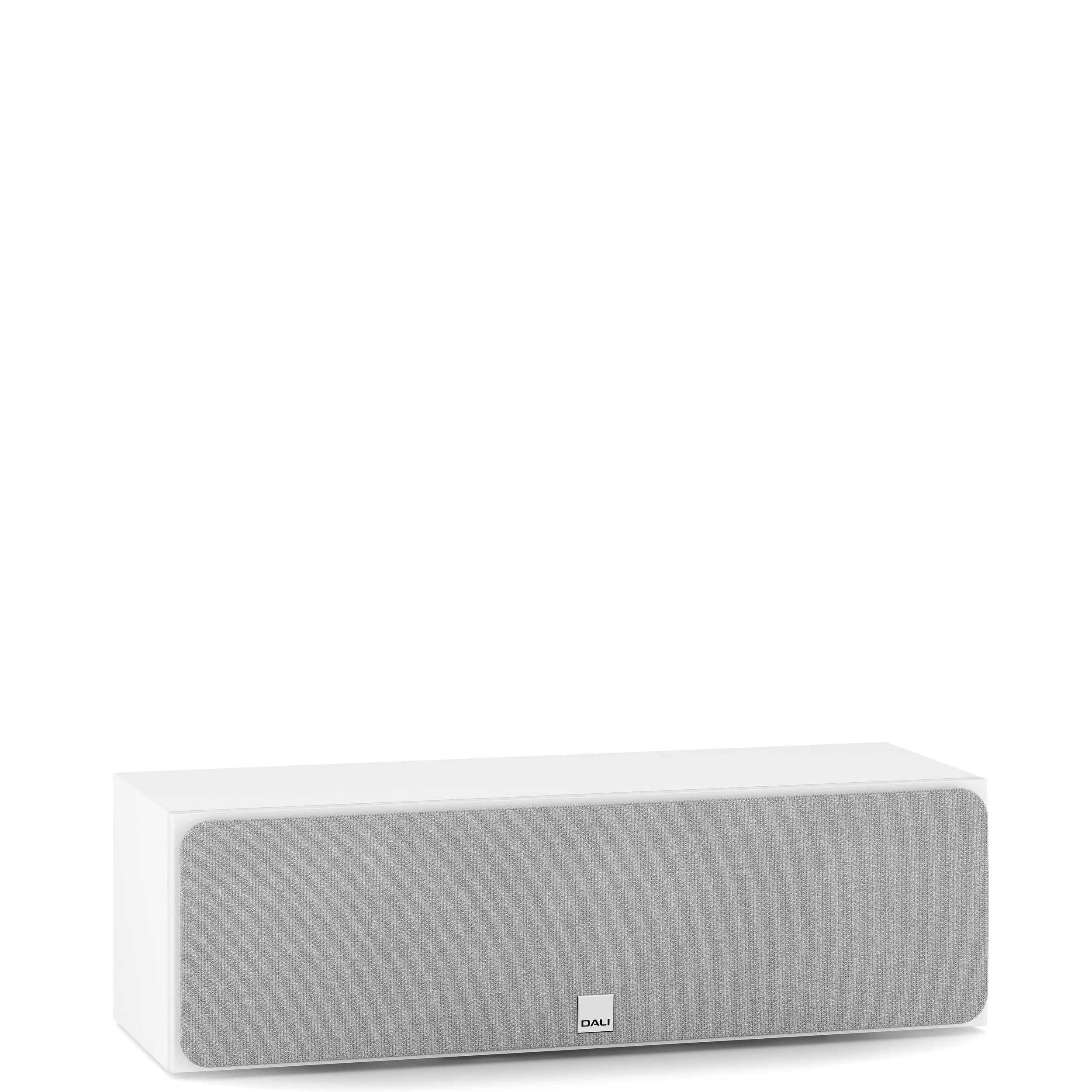 DALI Sonik Cinema centre speaker shown in white with grille.