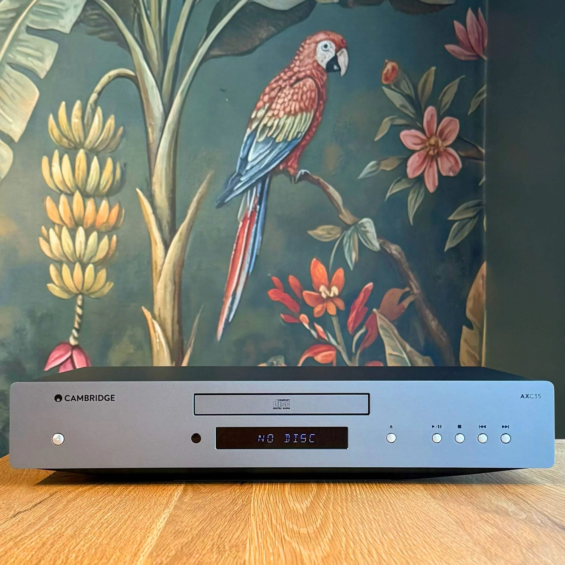 Used Cambridge Audio AXC35 CD player pictured in the Creative Audio showroom in Winnipeg.