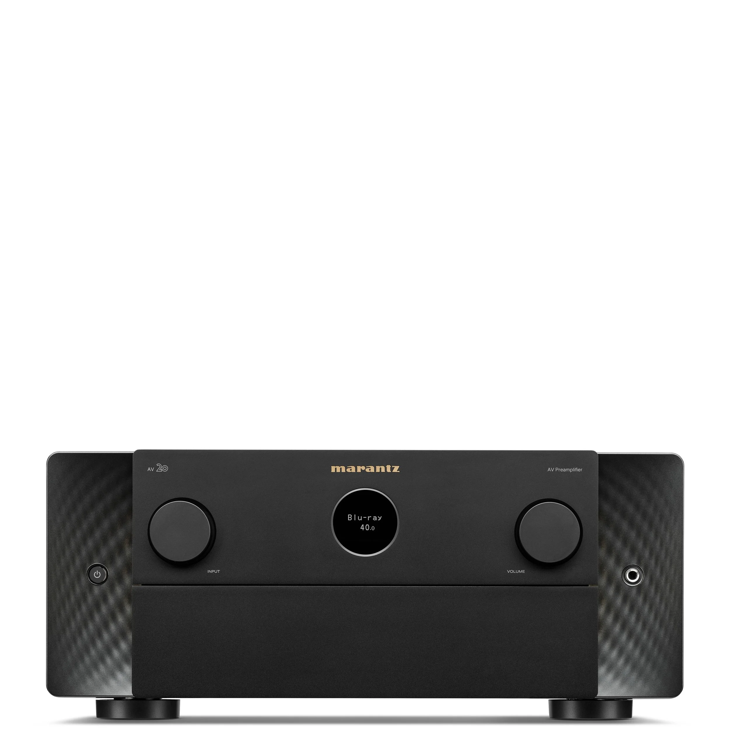 Front view of the Marantz AV 20 reference AV processor.