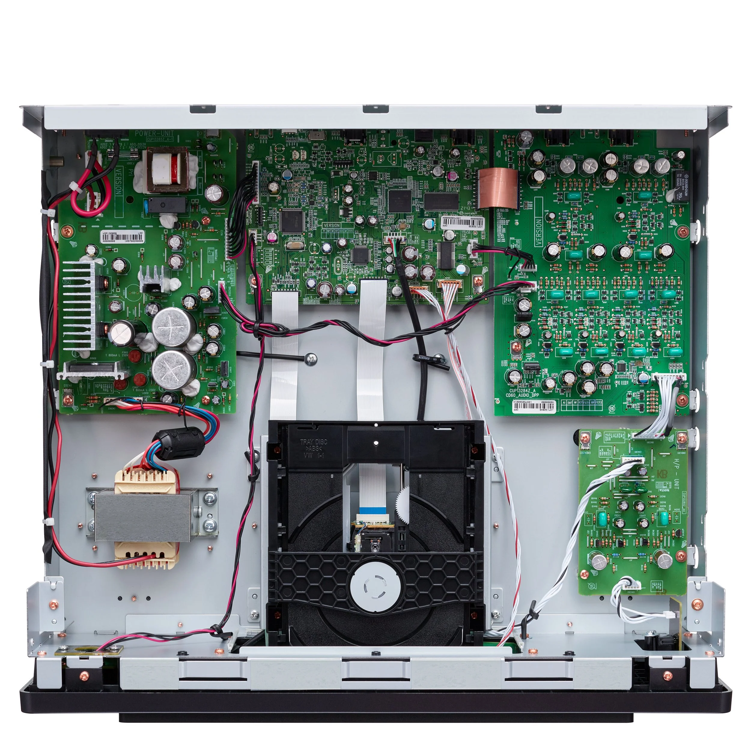 Inside view of the Marantz CD 60 CD and USB player.
