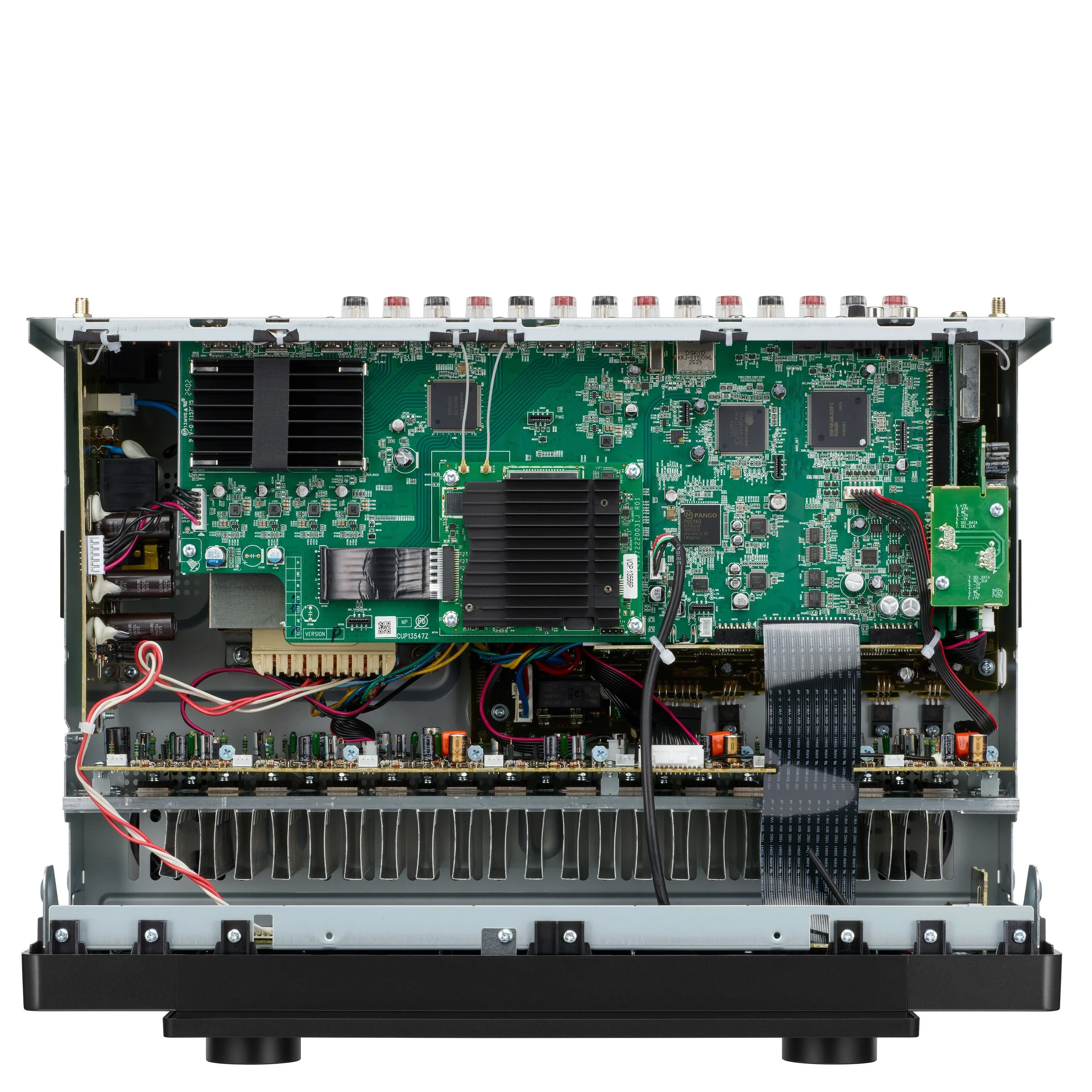 Inside view of the Marantz Cinema 60 Series 2 AV surround receiver.