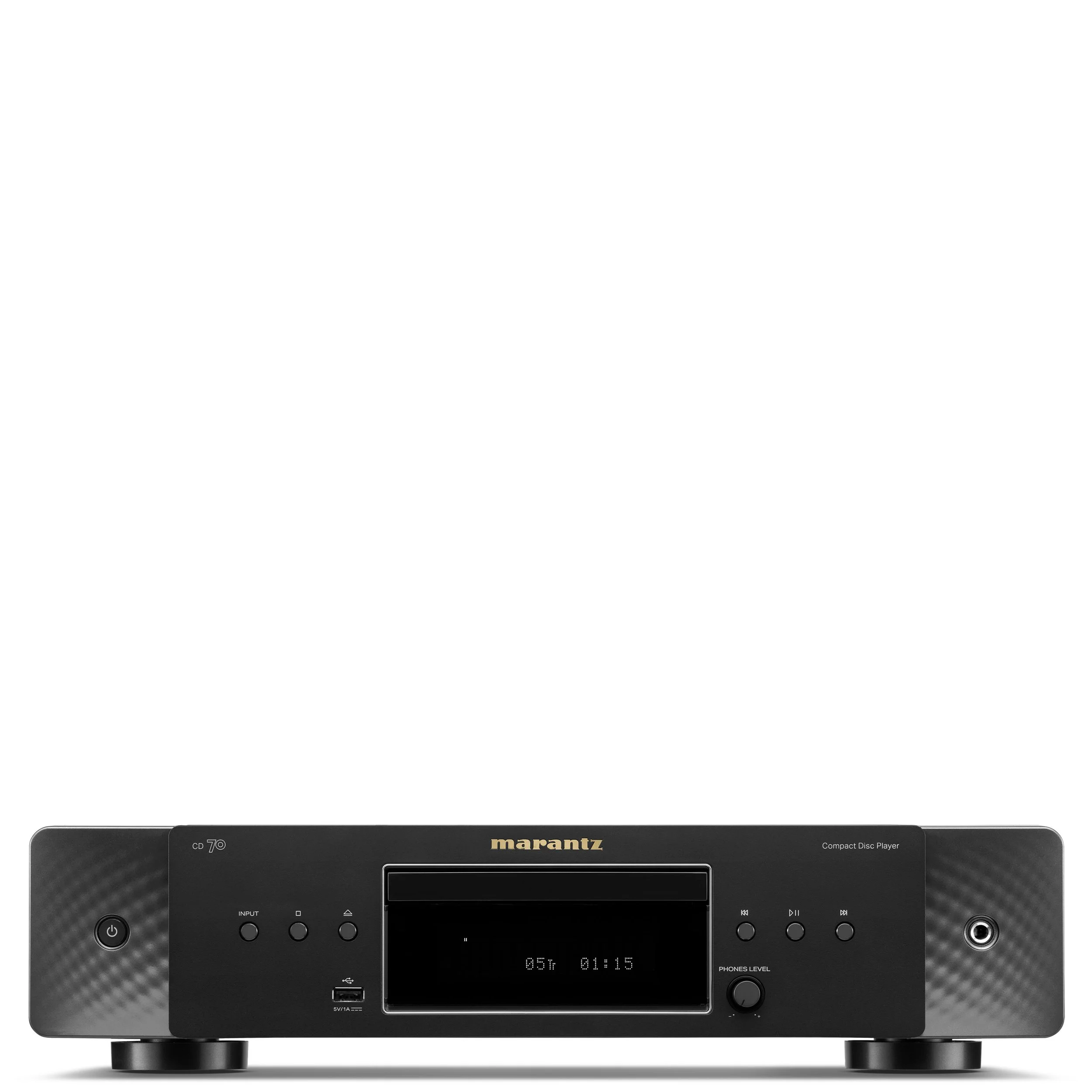 Front view of the Marantz CD 70 CD player.