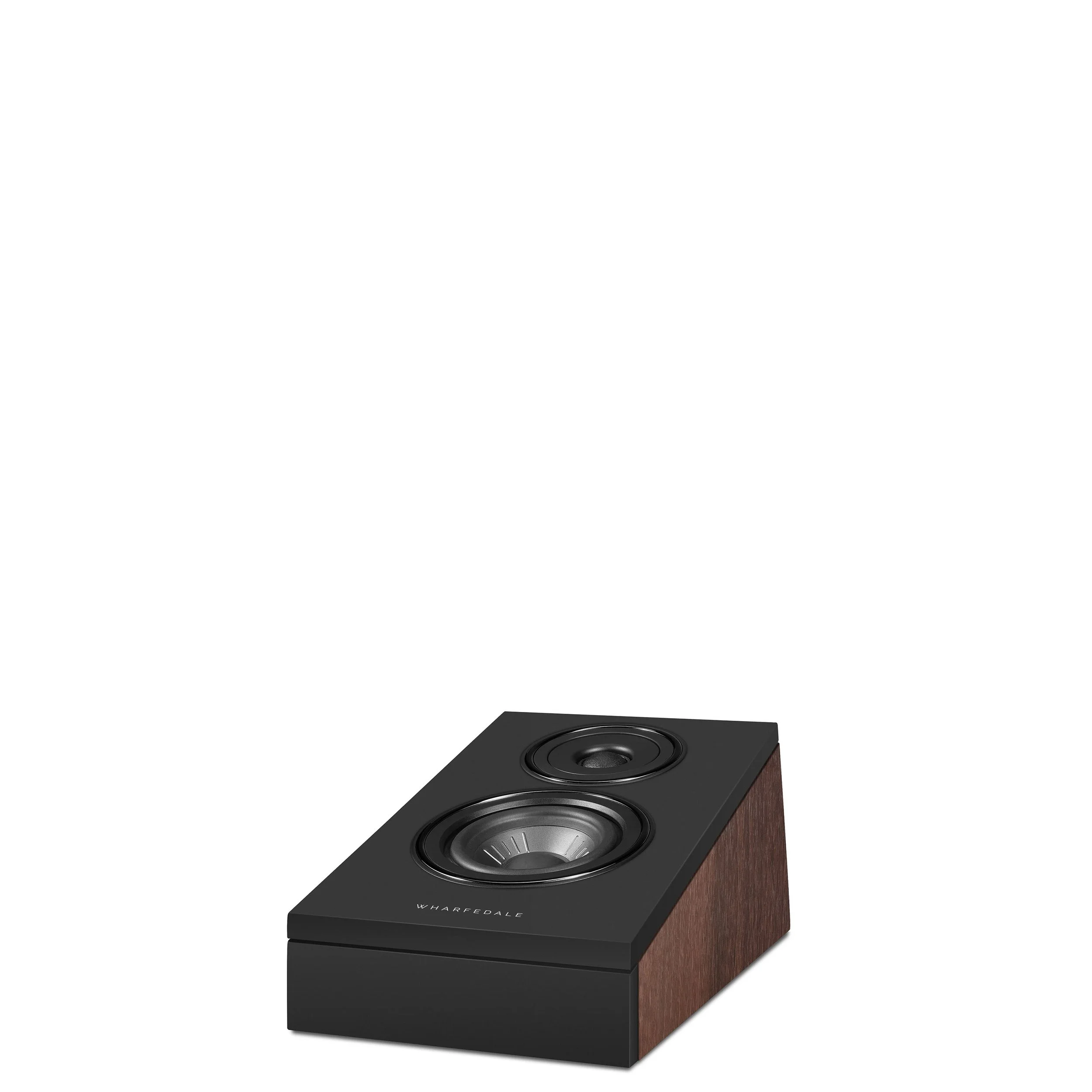 Wharfedale Diamond 12.3Di Dolby Atmos speaker shown in classic walnut.
